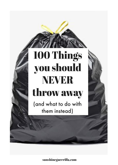 100 Things You Should NEVER Throw in the Garbage (And What to Do With Them Instead) - less waste, low waste, zero waste #zerowaste #donate #recycle #reuse Plastik Recycling, Low Waste Lifestyle, Waste Free Living, Environmentally Friendly Living, Habitat For Humanity Restore, Waste Reduction, Zero Waste Kitchen, Feminine Health, Waste Free