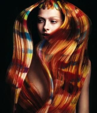 Angelo Seminara British Hairdresser of the Year Nominee - Hairstyle Designer Collection Angelo Seminara, Artistic Hairstyles, Hair Stenciling, Avant Garde Hair, Creative Hair Color, Hair Photography, Extreme Hair, Multicolored Hair, Creative Hair