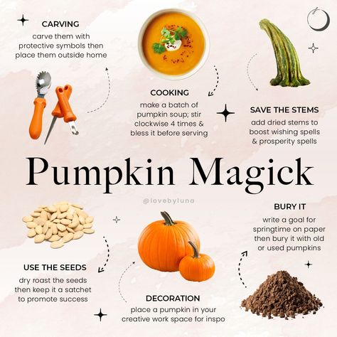 Kitchen Witch Recipes, Magickal Herbs, Pumpkin Uses, Samhain Halloween, Witch Spirituality, Kitchen Witchery, Pumpkin Stem, Scary Faces, Spells Witchcraft