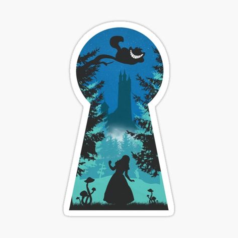 Three Crows, Welcome To Wonderland, Alice In Wonderland Drawings, Laptop Decoration, Stickers Cool, Hello Kitty Videos, To Wonderland, Cute Laptop Stickers, Alice In Wonderland Tea Party