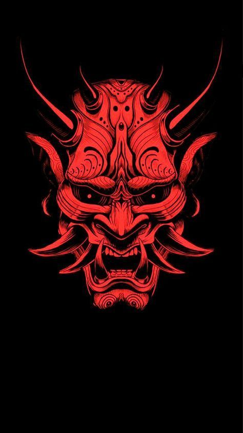 Samurai Mask Tattoo, Aztec Tattoos Sleeve, Samurai Warrior Tattoo, Oni Tattoo, Black Wallpapers Tumblr, Bike Artwork, Mandala Tattoo Sleeve, Demon Mask, Architecture Drawing Presentation