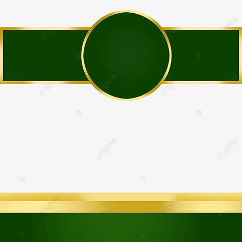 Green And Gold Border Frame, Bingkai Gold, Green Gold Background, Gold Border Png, Commercial Background, Islamic Image, Corner Border, Corner Borders, Gold Clipart