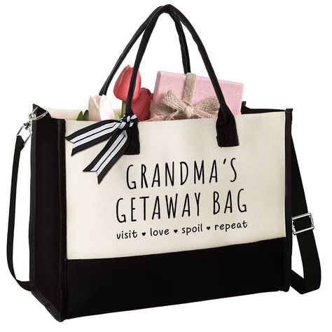 PRICES MAY VARY. GRANDMA GIFTS FROM GRANDCHILDREN, GRANDKIDS: Let your Grandma know how much you love & care with this thoughtful gift that she can use every day. She will definitely be surprised and delighted when receiving this tote bag. Ideal for grandma gift from grandkids, gift for grandma, grandma gifts from granddaughter, gifts for grandma from grandkids, grandma gifts from grandson, grandma gift ideas, grandmother gifts, gifts for grandmother, new grandma gifts, first time grandma gifts, Grandma Birthday Gifts, Mothers Day Gifts For Grandma, Presents For Grandma, Gifts For Mom From Daughter, Couture Ideas, Grandmas Mothers Day Gifts, Mom Tote Bag, Gifts For Grandma, Christmas Gifts For Grandma