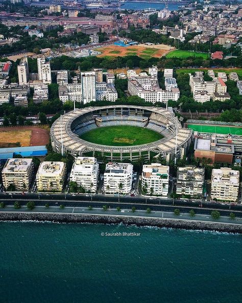 Mumbai on Instagram: “WANKHEDE STADIUM  🤩⁣ 🔸 Follow : @mumbai.sheher⁣⁣ ⁣⁣ 🔹📸 by : @saoorabh (DM if you have any issues regarding this post ❤️) ⁣⁣⁣⁣⁣⁣ ⁣⁣⁣⁣⁣…” Mumbai Travel Guide, Marine Drive Mumbai, Wankhede Stadium, Stadium Wallpaper, Mumbai Travel, Marine Drive, Stadium Architecture, Mumbai City, Blurred Background Photography