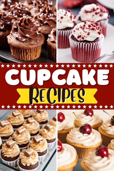 37 Easy Cupcake Recipes You’ll Love - Insanely Good Easy Cupcake Recipes 3 Ingredients, Moist Cupcake Recipes, Muffin Ideas, Gourmet Cupcake Recipes, Homemade Cupcake Recipes, Cake Mix Cupcakes, Keto Vegetables, Specialty Cupcakes, Tin Recipes