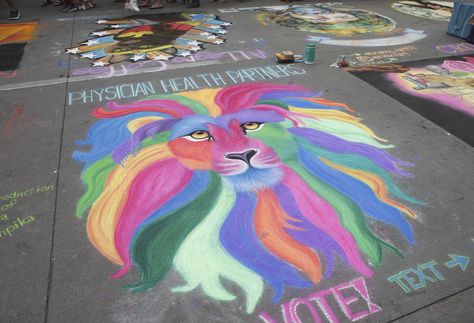 Chalk Art Sidewalk Ideas, Princess Chalk Art, Chalk Art Festival Ideas, Sidewalk Chalk Drawings, Sidewalk Chalk Art Ideas Creative, Cool Chalk Art, Chalk Mural Sidewalk, Cool Chalk Drawings, Chalk Art Wall