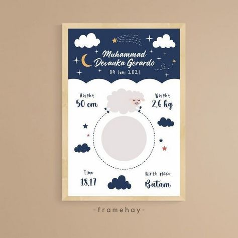 Essential Newborn Stats: Informative Posters Birth Announcement Card Design, Baby Birth Frame Background, Baby Biodata Design, Baby Frame Background Boy, Birth Frame Ideas, Baby Biodata Frame, Diy Birth Announcement, Baby Album Design, Bday Background