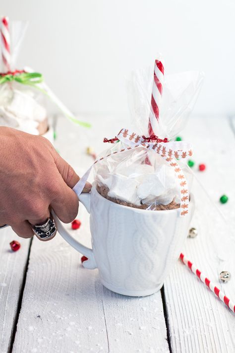 Homemade Holiday Gifts- Easy Double Chocolate Vanilla Bean Hot Cocoa Mugs   Marshmallows | halfbakedharvest.com Hot Cocoa Mugs, Homemade Holiday Gifts, Half Baked, Holiday Ribbon, Hot Cocoa Mixes, Homemade Holiday, Half Baked Harvest, Double Chocolate, Food Gifts