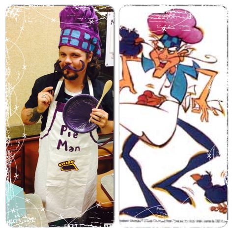 Purple pie man from strawberry shortcake!!! Purple Pie Man, Purple Pie, Huckleberry Pie, Sour Grapes, Wedding Costumes, Mens Halloween Costumes, Strawberry Shortcake, Halloween Makeup, Halloween Costumes