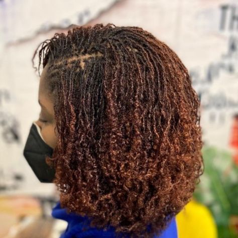 Ombre Sisterlocks Black Women, Ombre Sisterlocks, Sisterlocks Styles Long Hairstyles, Dyed Microlocs Black Women, Hair Today Gone Tomorrow, Natural Hair Extensions, Natural Hair Salons, Queen Hair, Sisterlocks