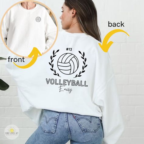 Personalized Volleyball Sweatshirt, Women's Custom Volleyball Sweatshirt, Volleyball Team Shirt, Volleyball Gifts, Game Day Hoodie Volleyball Hoodies, Volleyball Team Shirts, Volleyball Sweatshirts, Volleyball Hoodie, Custom Volleyball, Girls Volleyball, Volleyball Shirt, Volleyball Gifts, Volleyball Team