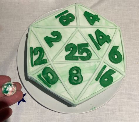 Dnd Dice Cake, Dnd Cake Dungeons And Dragons, Dungeons And Dragons Cake Birthday, Dnd Birthday Cake, D&d Cake, Dnd Cake, Dice Cake, Dnd Birthday, Dragons Cake