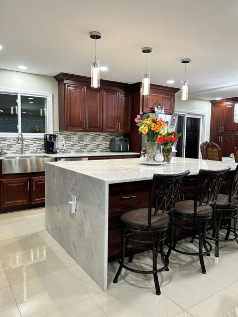 Timeless Elegance with Marble Shadow Storm 🌟 Revisiting this stunning kitchen transformation from last year still takes our breath away! ✨ Project Spotlight: Countertop: Marble Shadow Storm Style: Classical Elegance Completed: [Insert month] 2023 Why we love it: 🤍 The Marble Shadow Storm brings a luxurious yet subtle drama to the space 🤍 Its unique veining adds depth and character 🤍 The timeless appeal perfectly complements the classical kitchen design This project beautifully demonstrates ... Classical Kitchen Design, Countertop Marble, Classical Kitchen, Kitchen Transformation, Mission Accomplished, Stunning Kitchens, We Fall In Love, The Marble, Kitchen Inspirations