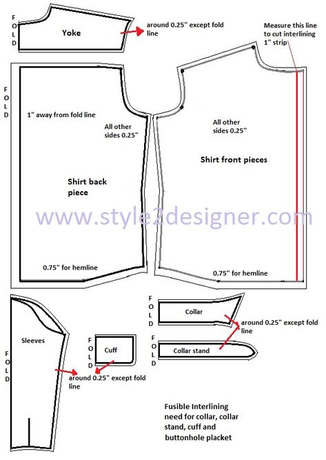 Bell Bottom Pants Pattern, Tapered Pants Pattern, Bermuda Shorts 250 Yoke Shirt Pattern, Linen Shirt Pattern, Basic Shirts Pattern, Boys Shirts Pattern, Mens Shirt Pattern, Shirt Patterns For Women, Sewing Men, Mens Sewing Patterns, Shirt Collar Pattern