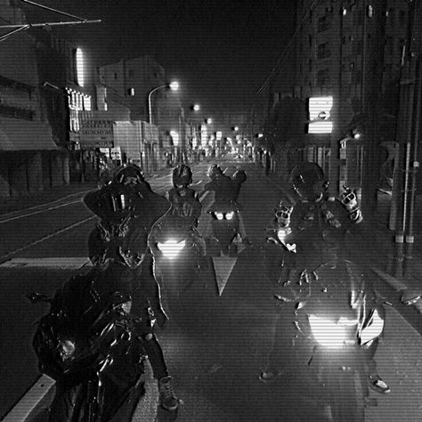 Ryujin Dark, Ryujin Icons, Night Ride, Motorcycle Aesthetic, Biker Aesthetic, Biker Love, Art Ancien, Dark Icons, Dark Icon