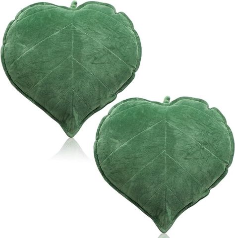 Amazon.com: 2 Pieces Leaf Shaped Throw Pillow Cushion 20 x 20 Inch 3D Leaf Shaped Throw Pillow Leaves Sofa Throw Pillow Cushion Plant Pillow Home Decoration for Car Bedroom Sofa Couch Living Room (Dark Green) : Home & Kitchen Plant Pillow, Sofa Couch Living Room, Car Bedroom, Leaves Pillow, Two Trees, Green Throw Pillows, Garden Pillows, Sofa Throw Pillows, Couch Throw Pillows