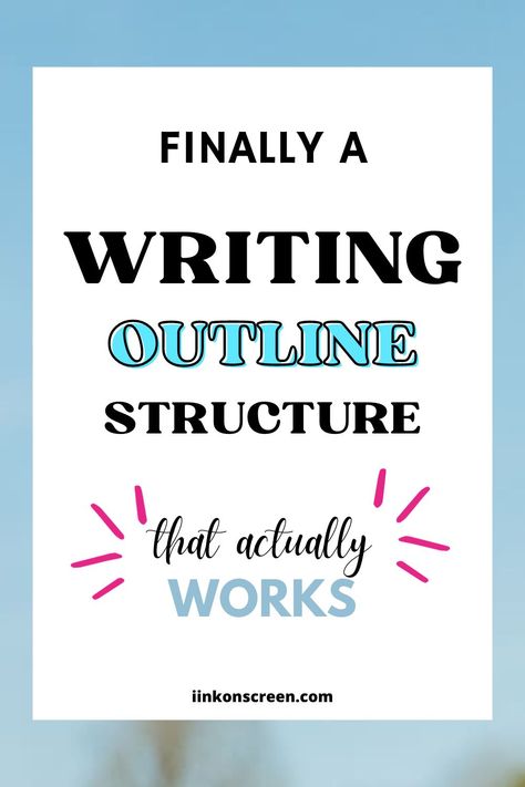 Writing outline structure for Book success - Boost your creative writing with this easy step How To Write A Book Outline, Writing Outline Templates, Write Novel, Book Writing Template, Novel Outline Template, Novel Writing Outline, Writing A Book Outline, Successful Writer, Outlining A Novel