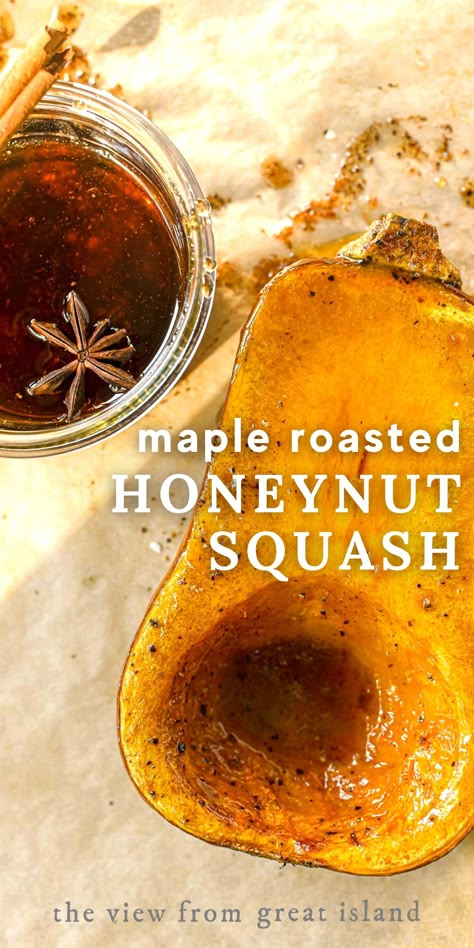 I'll show you how to roast Honeynut squash, the sweetest new variety of winter squash! This easy maple glazed squash is so yummy. Maple Roasted Honeynut Squash, How To Cook Honey Nut Squash, Honey Squash Recipe, Autumn Frost Squash, Maple Roasted Butternut Squash, Honey Nut Squash, Honey Nut Squash Recipe, Maple Syrup Glaze, Honeynut Squash