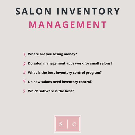 How to manage salon retail inventory Nail Salon Inventory List, Salon Back Bar, Salon Management Tips, Salon Equipment Checklist, Salon Inventory Sheet, Hair Salon Start Up Checklist, Salon Inventory, Salon Owner Tips Business, Small Salons