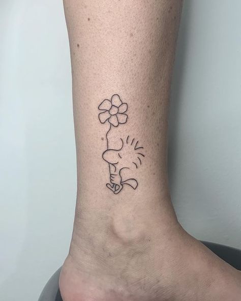 Woodstock Tattoo Ideas, Snoopy And Woodstock Tattoo Matching, Snoopy Matching Tattoos, Woodstock Couple, Snoopy And Woodstock Tattoo, Woodstock Tattoo, Snoopy Tattoo, Matching Tats, Cute Tats