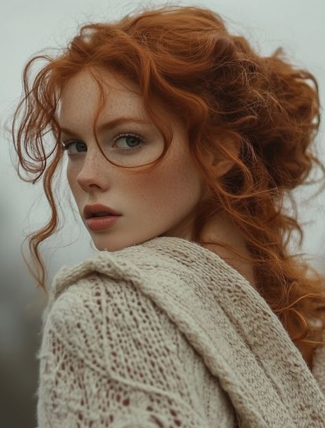 Red Head Woman Character Inspiration, Red Hair Elf, Red Head Woman, Red Head Characters, Red Hair Ginger, People With Red Hair, Ginger Woman, Women With Red Hair, Ginger Freckles