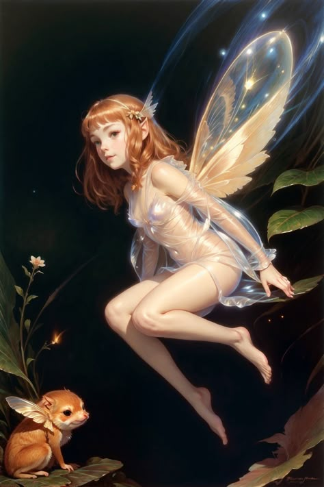 Pixies Fantasy Art, Pixie Art Faeries, Pixie Creature, Male Faerie, Pixie Fantasy Art, Realistic Fairy, Tinkerbell Pictures, Fantasy Fairies, Pretty Fairy