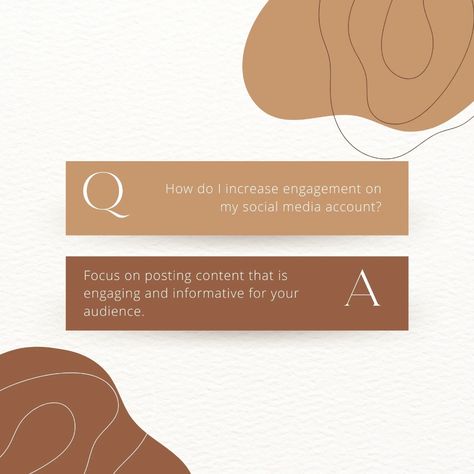 Faq Post Design, Question Template, Instagram Questions, Skin Care Masks, Increase Engagement, Instagram Post Template, Question And Answer, Post Design, Post Templates