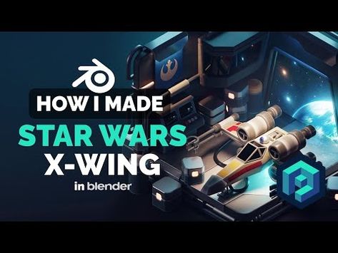 (4259) Star Wars X-Wing in Blender - 3D Modeling Process | Polygon Runway - YouTube Polygon Runway, Blender Modeling, Star Wars X Wing, Blender Models, Do Something Different, X Wing, Blender 3d, 3d Modeling, Something Different