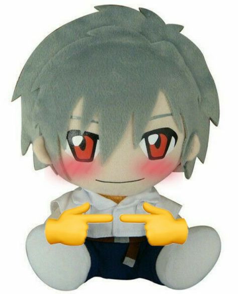 Kaworu Plush, Anime Jesus, Evangelion Kaworu, Kaworu Nagisa, Gay Sticker, Finally Happy, Neon Evangelion, Hand Drawing Reference, Neon Genesis