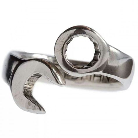 Ratchet ring Rings Cool, Men's Rings, Ring Ring, Wrench, Promise Rings, Ring Set, Wedding Band, Wedding Bands, Jewelry Box