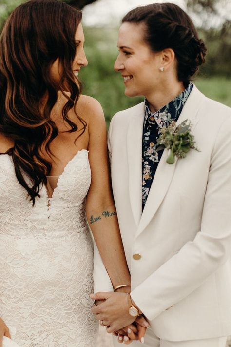 Lesbian Bride Suit, Queer Wedding Suit, Dress And Suit Couple, Lgbt Wedding Attire, Dapper Bride, Lesbian Wedding Suit, Sapphic Wedding, Women Wedding Suit, Lesbian Wedding Outfits