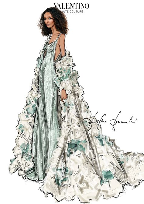 Janet Mock, Fashion Sketchbook Inspiration, African American Beauty, Outfit Art, Met Gala Dresses, Gala Design, Fashion Illustration Collage, Clothing Sketches, Drawing Fashion