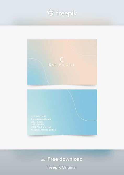 Gradient Card Design, Gradient Business Card, Esthetician Supplies, Booklet Layout, Gradient Pastel, Glasses Inspiration, Pastel Gradient, Professional Business Cards Templates, Business Card Design Creative