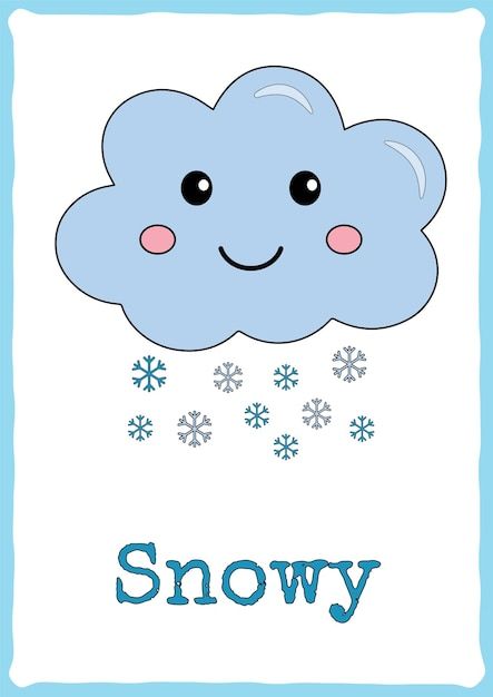 Weather Cards Preschool Free Printable, How Is The Weather, Preschool Weather Chart, Turkey Crafts For Preschool, Weather Flashcards, Weather For Kids, Cute Weather, Free Classroom Printables, Weather Clipart