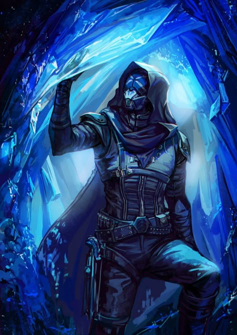 Destiny 2 Stasis Art, Destiny 2 Stasis Hunter, Stasis Destiny, Destiny 2 Stasis, Destiny Cayde 6, Destiny Backgrounds, Hunter Wallpaper, Destiny Comic, Destiny Hunter