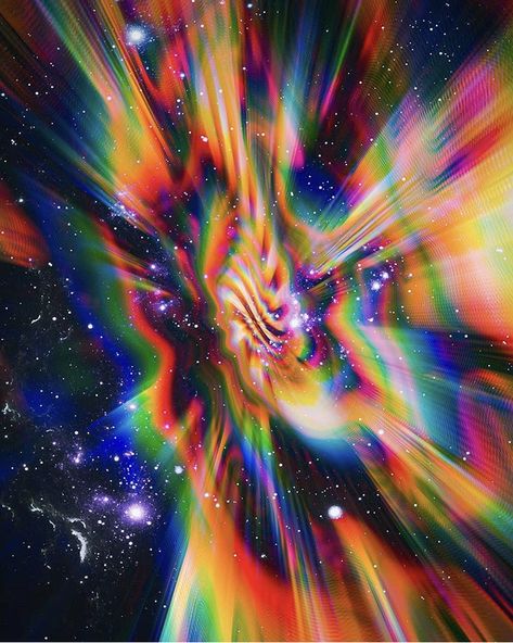 Trippy Rainbow Art, Colorful Waves, Rainbow Aesthetic, Space Galaxy, Neon Aesthetic, Cool Backgrounds, Outer Space, Pretty Wallpapers, Pretty Pictures