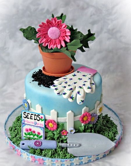 A Chance of Showers can create you a Wedding Shower around this cake's theme! Like A Chance of Showers on facebook!  http://www.facebook.com/chanceofshowersonline?ref=tn_tnmn Daisy Cakes, Cake Wrecks, Cake With Flowers, Garden Cakes, Spring Cake, Mothers Day Cake, Awesome Cakes, Novelty Cakes, Special Cake