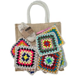 Granny Squares Bag, Diy Crochet Tutorial, Hexagon Bag, Diy Granny Square Bag, Granny Square Hexagon, Jute Tas, Granny Hexagon, Crochet A Granny Square, Crochet Tote Pattern