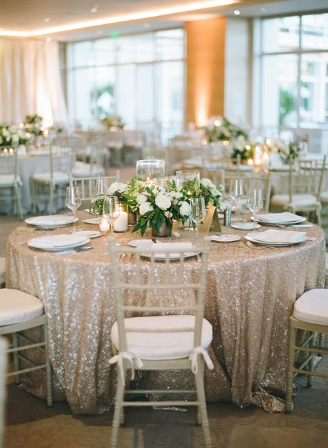 Reception Ideas Decorations, Nye Wedding Ideas, Ivory Napkins, Wedding Locations California, Wedding Reception Seating, Gold Wedding Colors, New Year's Eve Wedding, New Years Wedding, New Years Eve Wedding