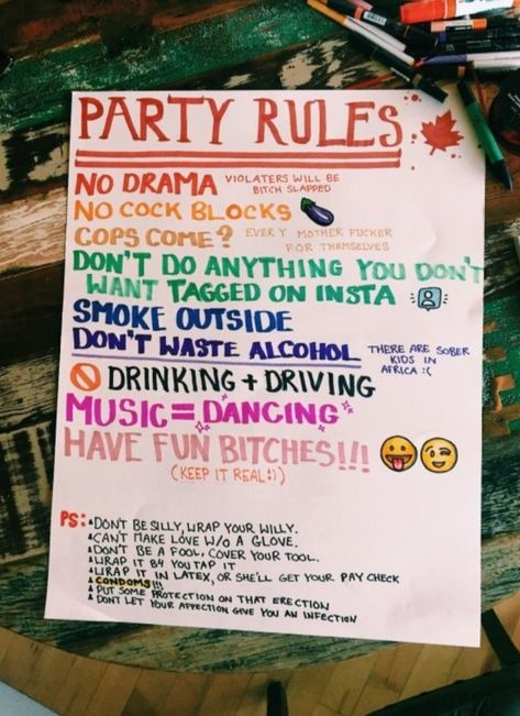 Alcohol Ideas, Sleepover Party Games, Summer Teen, Summer Vsco, Party Rules, Drinking Games For Parties, Fun Drinking Games, Vsco Summer, Party Neon