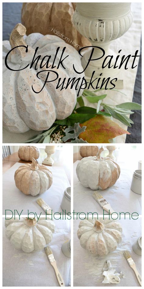 Pumkin Decoration, Paint Pumpkins, Wedding Chalk, Paint Chalk, Painting Pumpkins, Fall Decor Inspiration, Fall Thanksgiving Decor, Fall Deco, Fall Halloween Crafts