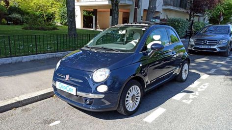 Blue Fiat 500, Fiat 500 Accessories, Fiat 500 Lounge, Vehicle Care, Dream Aesthetic, Social Housing, Mini Car, Types Of Vehicle, Blue Interior