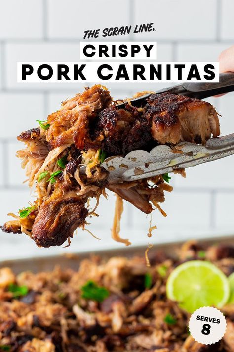 Slow Cooker Crispy Pork Carnitas is the ultimate slow cooker meat you can prepare ahead of time, stuff into soft shell tacos with Pico De Gallo for an easy and delicious weeknight meal! Crockpot Carnitas Recipes, Soft Shell Tacos, Pulled Pork Carnitas, Mexican Slow Cooker, Slow Cooker Meat, Mexican Pulled Pork, Slow Cooker Carnitas, Pork Carnitas Recipe, Pork Carnitas Slow Cooker