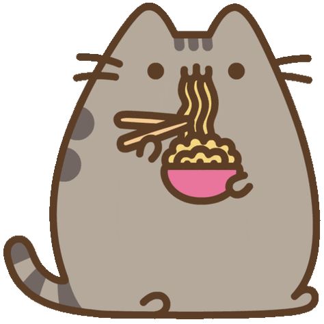 Hungry Cat Sticker by Pusheen for iOS & Android | GIPHY