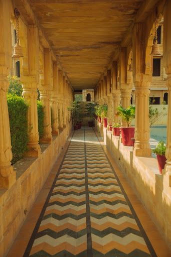 Jaisalmer Stone: New carving — Google Arts & Culture Jaisalmer Stone Flooring, Kota Stone Flooring, Corridor Design, Tropical Living, Rain Painting, Jaisalmer, Pool Side, In The Pool, Stone Flooring