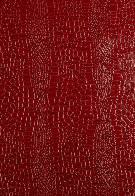 Crocodile Wallpaper, Schumacher Wallpaper, Motif Art Deco, Animal Print Wallpaper, Schumacher Fabric, Embossed Wallpaper, Material Textures, 3d Texture, Red Wallpaper