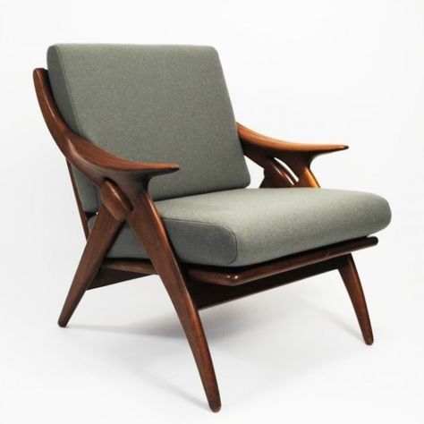 Modern Wood Chair Design, Modern Furniture Design Chair, Designer Chairs Modern, Sofa Chair Design, Swedish Furniture Design, Wooden Chair Design, Wooden Sofa Chair, Poltrona Design, Wooden Lounge Chair