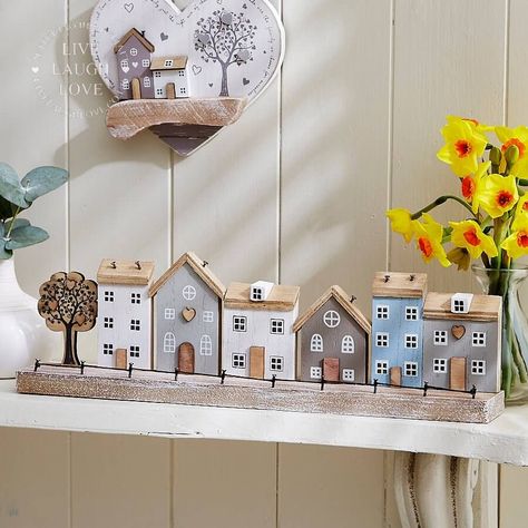 Decorative Wooden Houses, Wooden Houses Decoration, Little Wooden Houses Craft, Wooden Houses Craft Decor, Small Wooden Houses Craft, Wooden Houses Craft, Mini Wooden Houses, Little Wooden Houses, Wooden House Decoration