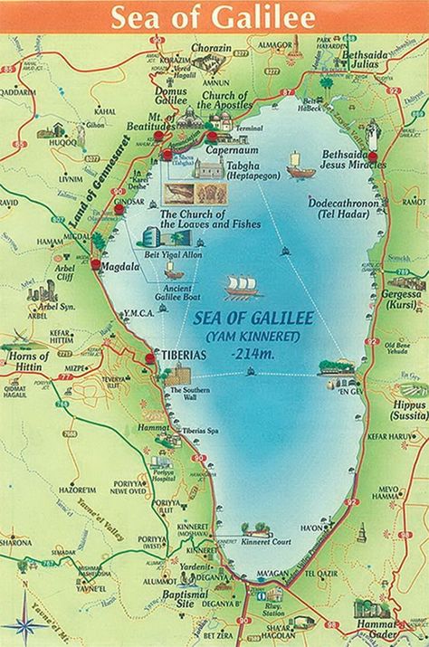 Bible Mapping, Sea Of Galilee, Bible Study Topics, Bible Study Help, Bible History, Bible Study Notebook, Biblical Studies, Bible Study Tools, Bible Study Notes