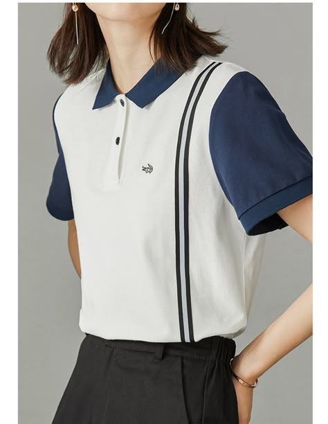 ytuyu Org Shirt Design Ideas, Polo Design Uniform, Uniform T Shirt Design, Poloshirt Design Ideas, Org Shirt Design, Corporate Polo Shirt Design, Poloshirt Outfit Ideas Women, Uniform Shirt Design, Polo Design Ideas